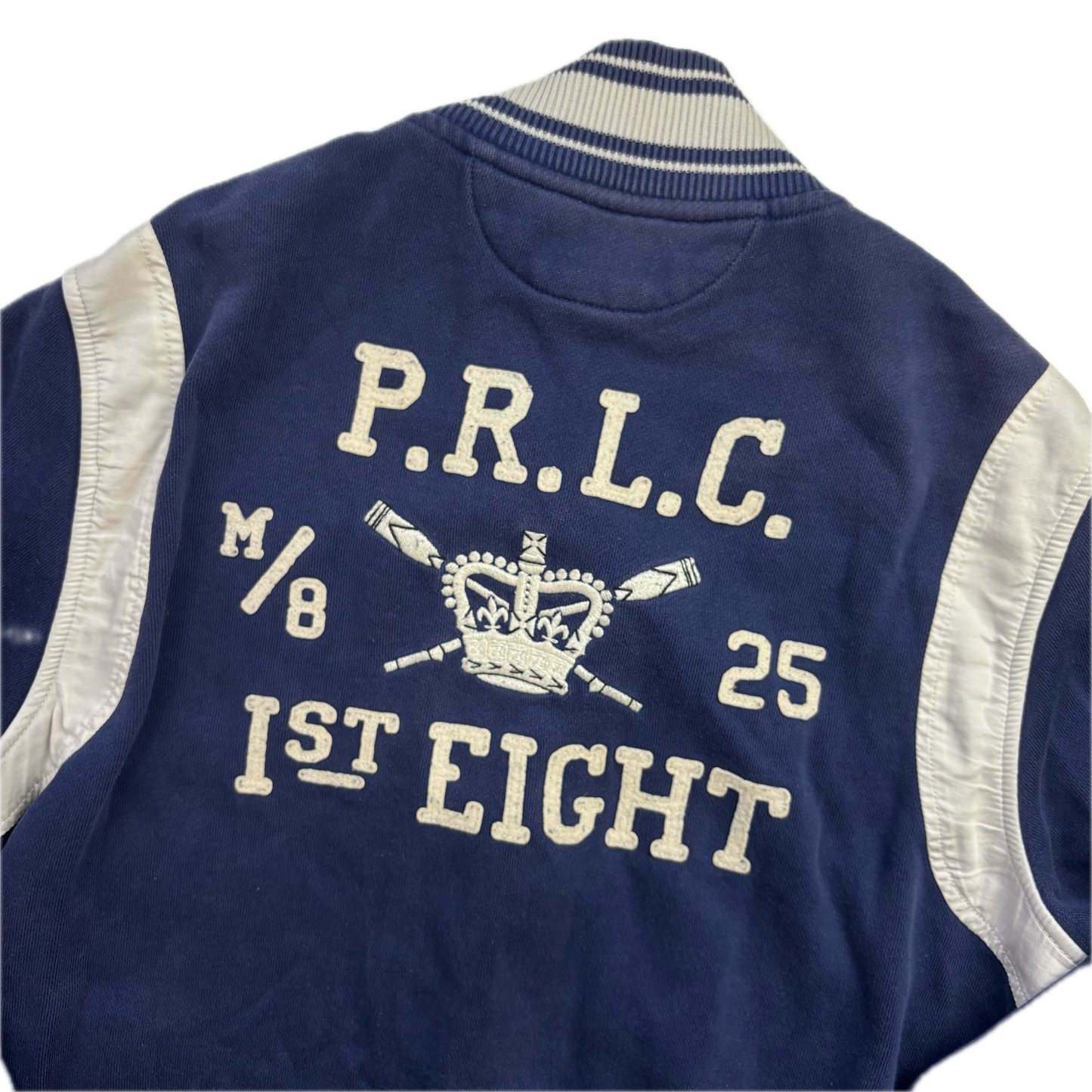 Polo Ralph Lauren Navy Varsity Rowing Track Jacket - L