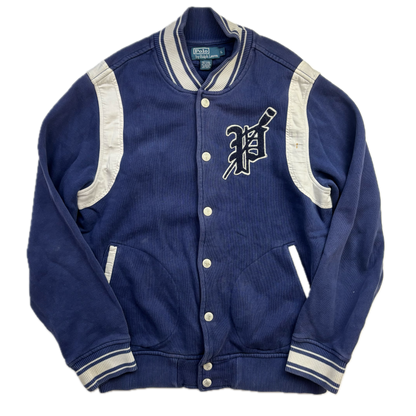 Polo Ralph Lauren Navy Varsity Rowing Track Jacket - L