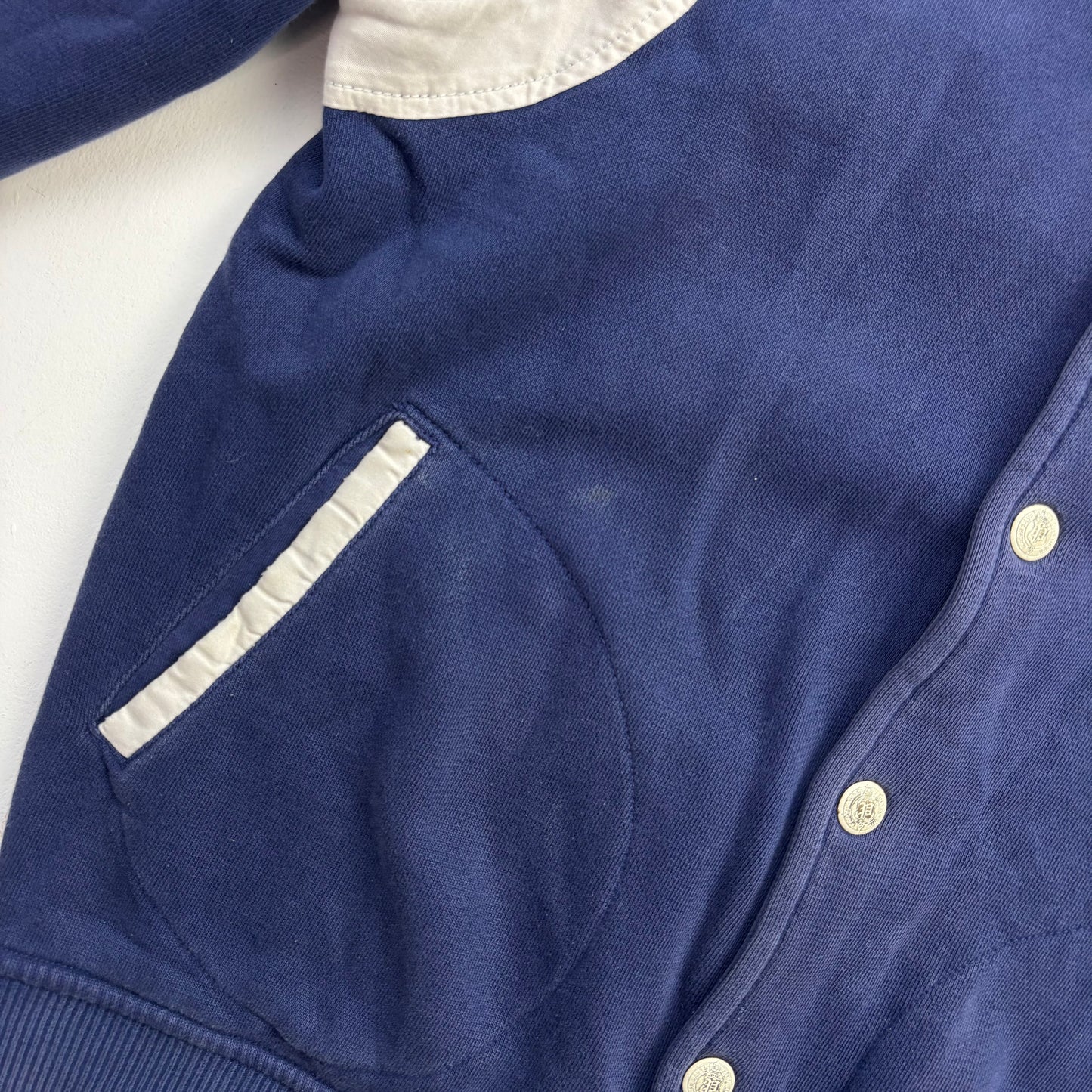 Polo Ralph Lauren Navy Varsity Rowing Track Jacket - L