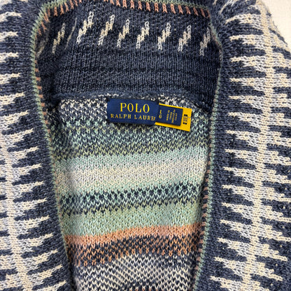 Polo Ralph Lauren Aztec Patchwork Cardigan Southwestern - L