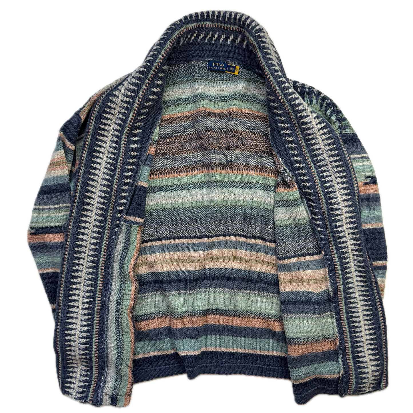 Polo Ralph Lauren Aztec Patchwork Cardigan Southwestern - L