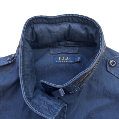 Polo Ralph Lauren Navy Blue Military Army Parka Jacket  - L