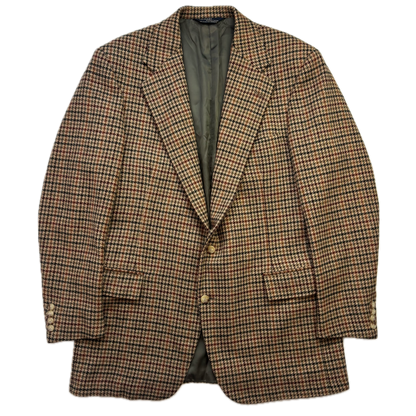 Polo Ralph Lauren Houndstooth Tweed Blazer Sports Coat (Wool) - 43L