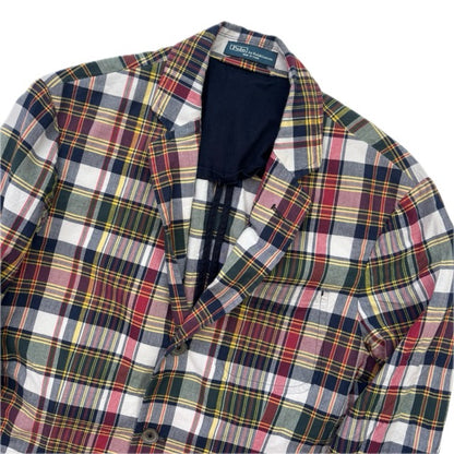 Polo Ralph Lauren Madras Plaid Blazer Sports Jacket (Cotton) -38R