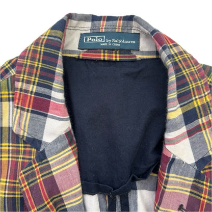 Polo Ralph Lauren Madras Plaid Blazer Sports Jacket (Cotton) -38R