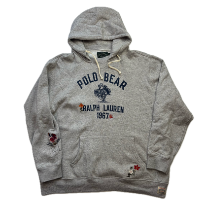 Polo Country Grey Bear Hoodie - XXL