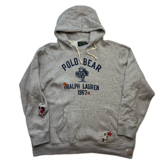 Polo Country Grey Bear Hoodie - XXL