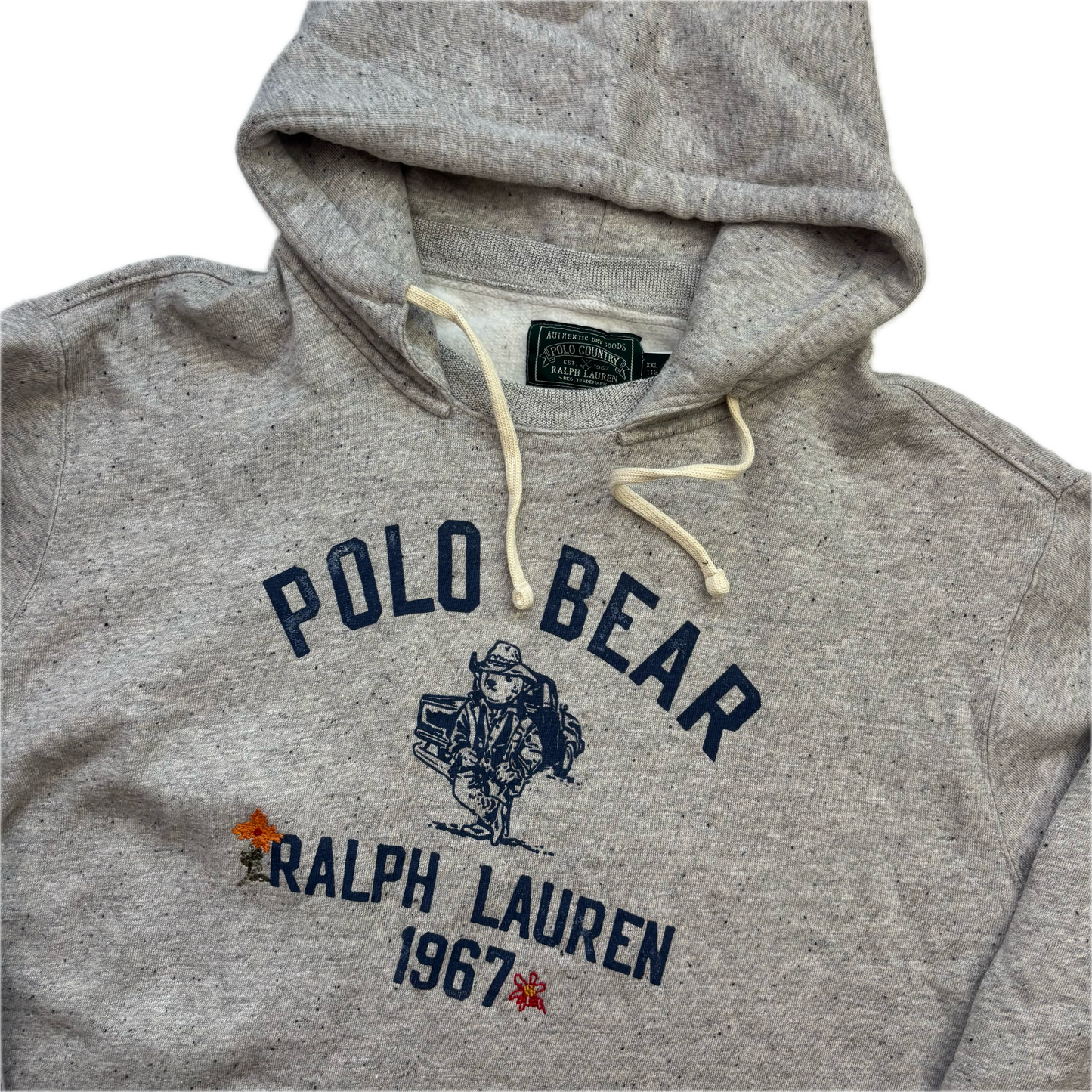 Polo Country Grey Bear Hoodie - XXL