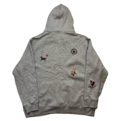 Polo Country Grey Bear Hoodie - XXL