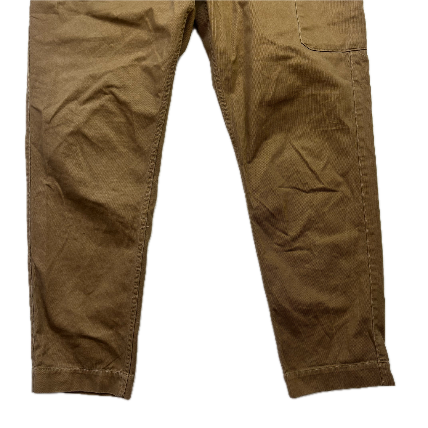 Polo Ralph Lauren Tan Officer Ghurka Military Trouser Chino Pants Relaxed Fit - 33x32