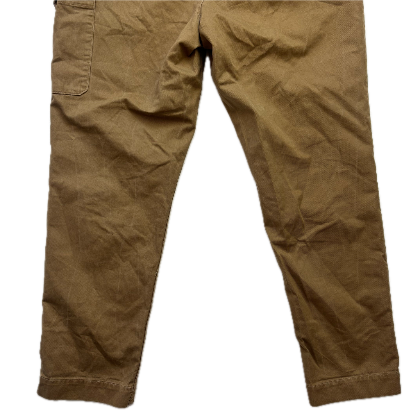 Polo Ralph Lauren Tan Officer Ghurka Military Trouser Chino Pants Relaxed Fit - 33x32