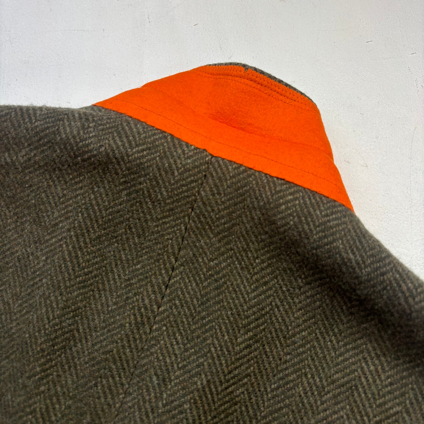 Polo Ralph Lauren Green Herringbone Blazer Sports Coat (Wool Blend) - 46R