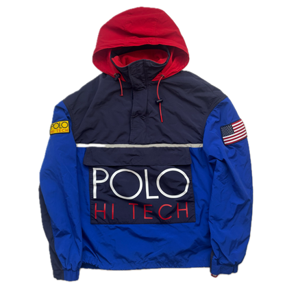 Polo Ralph Lauren Hi-Tech Quarter Zip Pullover Retro - XS