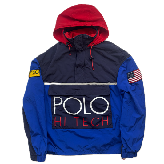 Polo Ralph Lauren Hi-Tech Quarter Zip Pullover Retro - XS