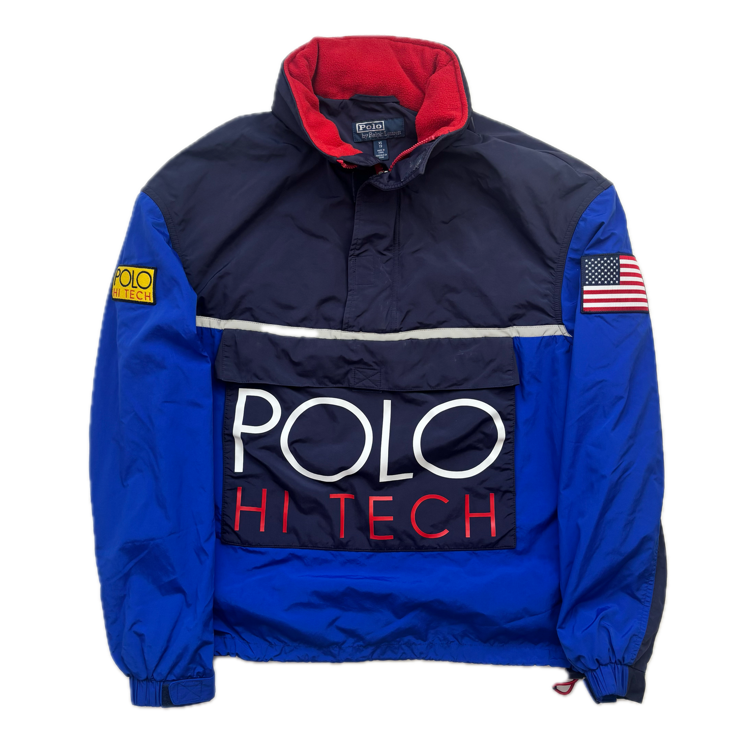 Polo Ralph Lauren Hi-Tech Quarter Zip Pullover Retro - XS