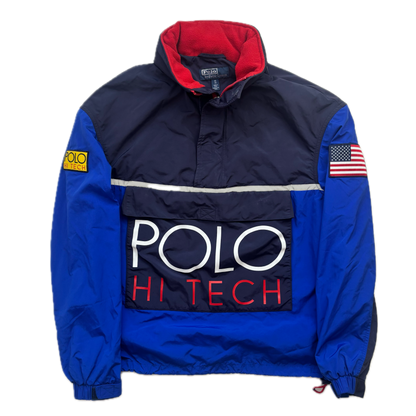 Polo Ralph Lauren Hi-Tech Quarter Zip Pullover Retro - XS