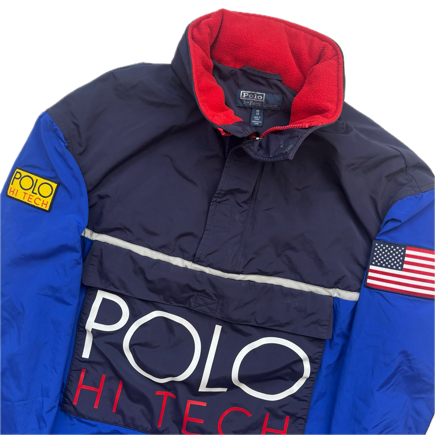 Polo Ralph Lauren Hi-Tech Quarter Zip Pullover Retro - XS