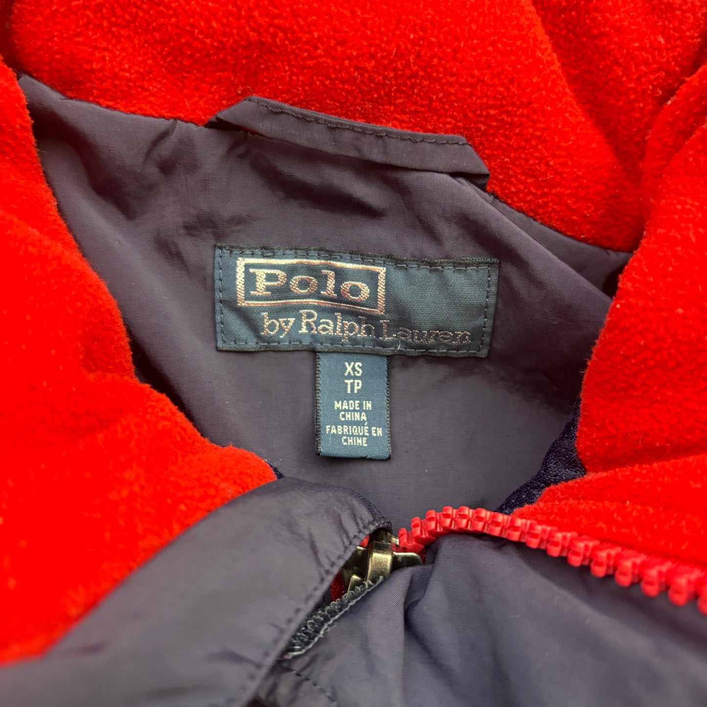 Polo Ralph Lauren Hi-Tech Quarter Zip Pullover Retro - XS