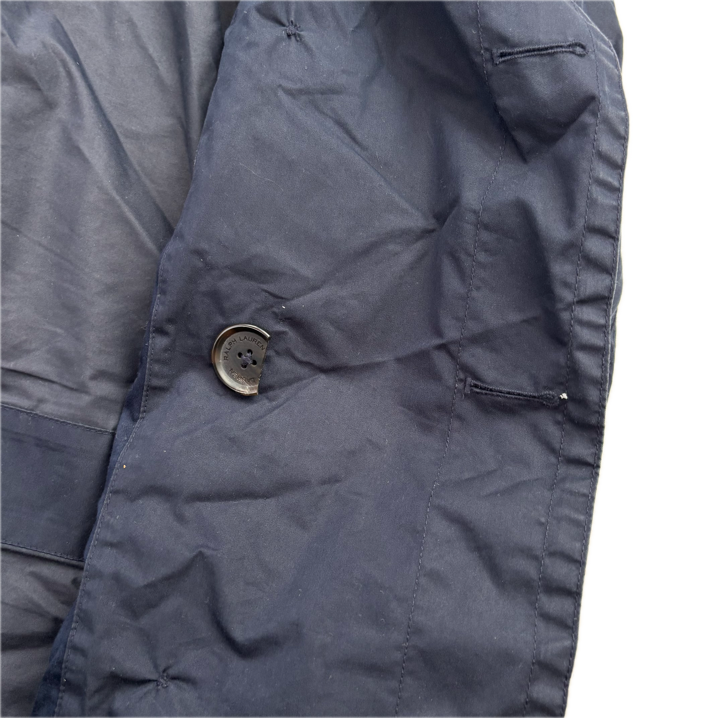 Polo Ralph Lauren Double Breasted Rain Coat Trench - L
