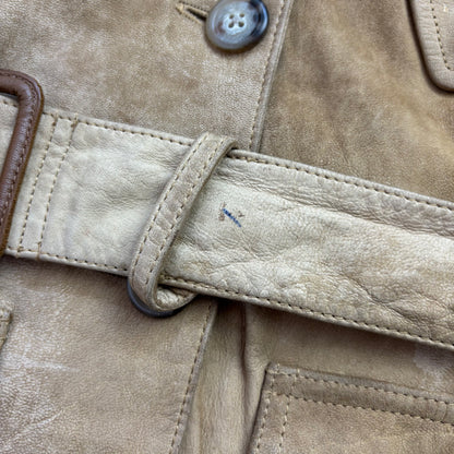 Ralph Lauren Suede Safari Jacket Belted - S