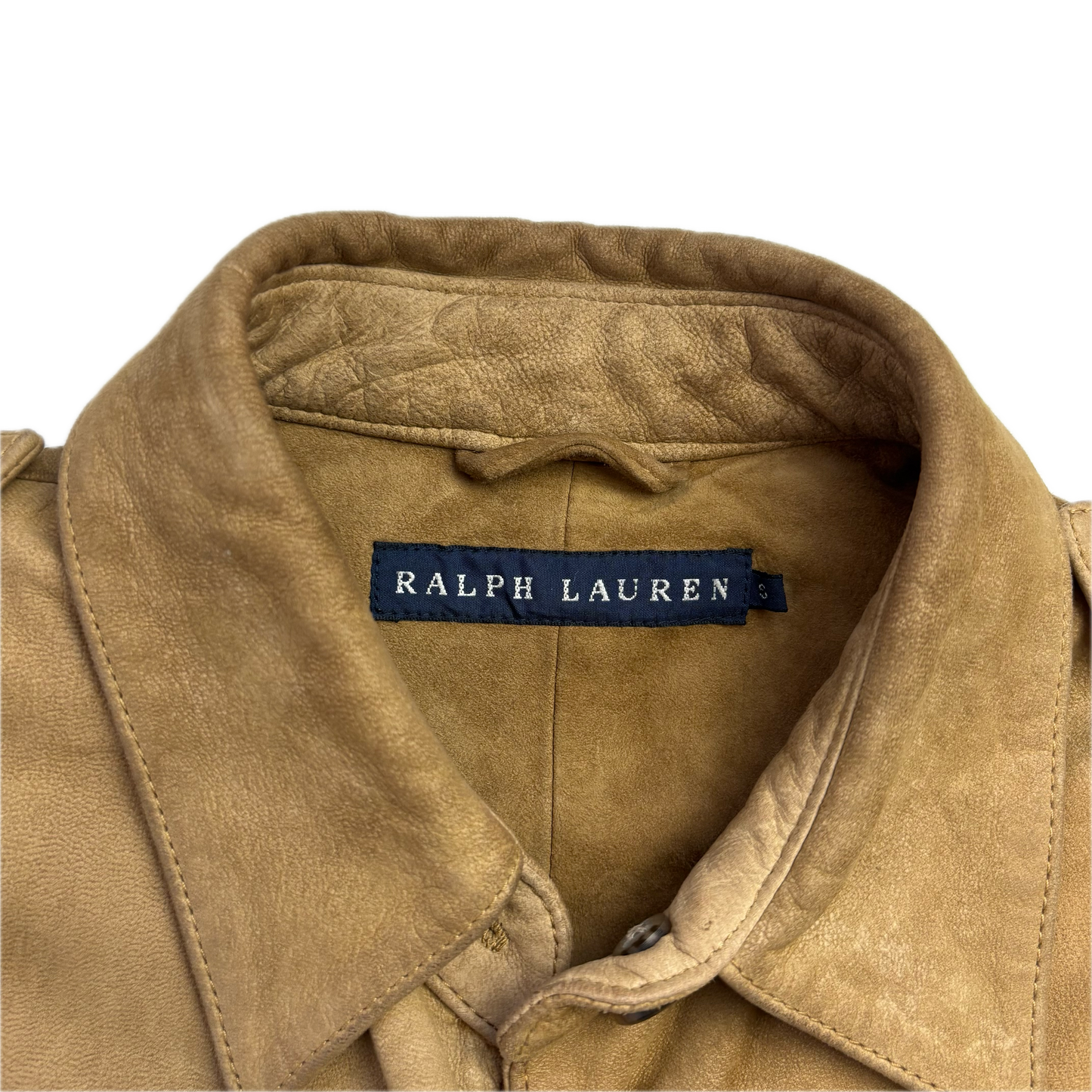 Ralph Lauren Suede Safari Jacket Belted - S