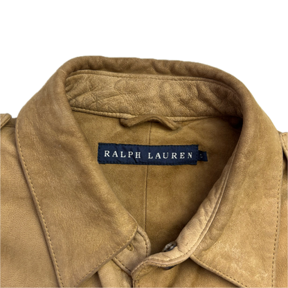 Ralph Lauren Suede Safari Jacket Belted - S