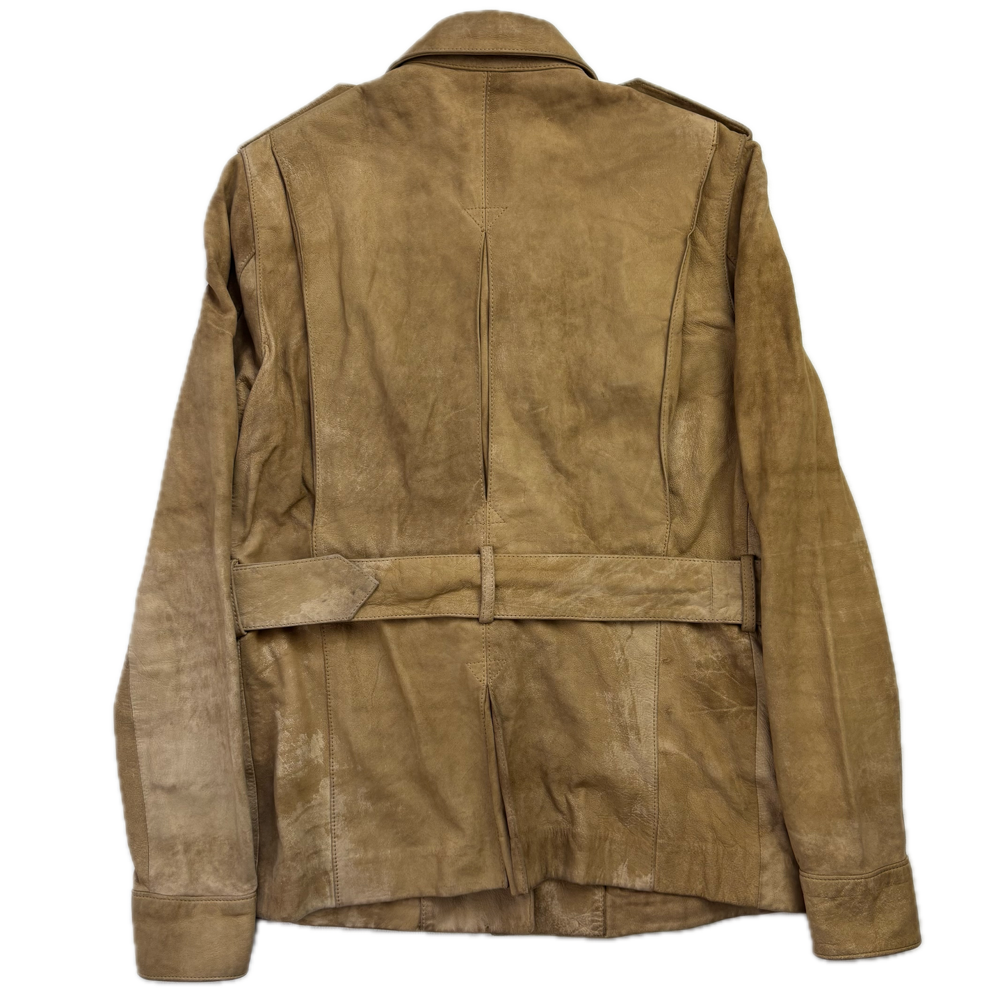 Ralph Lauren Suede Safari Jacket Belted - S