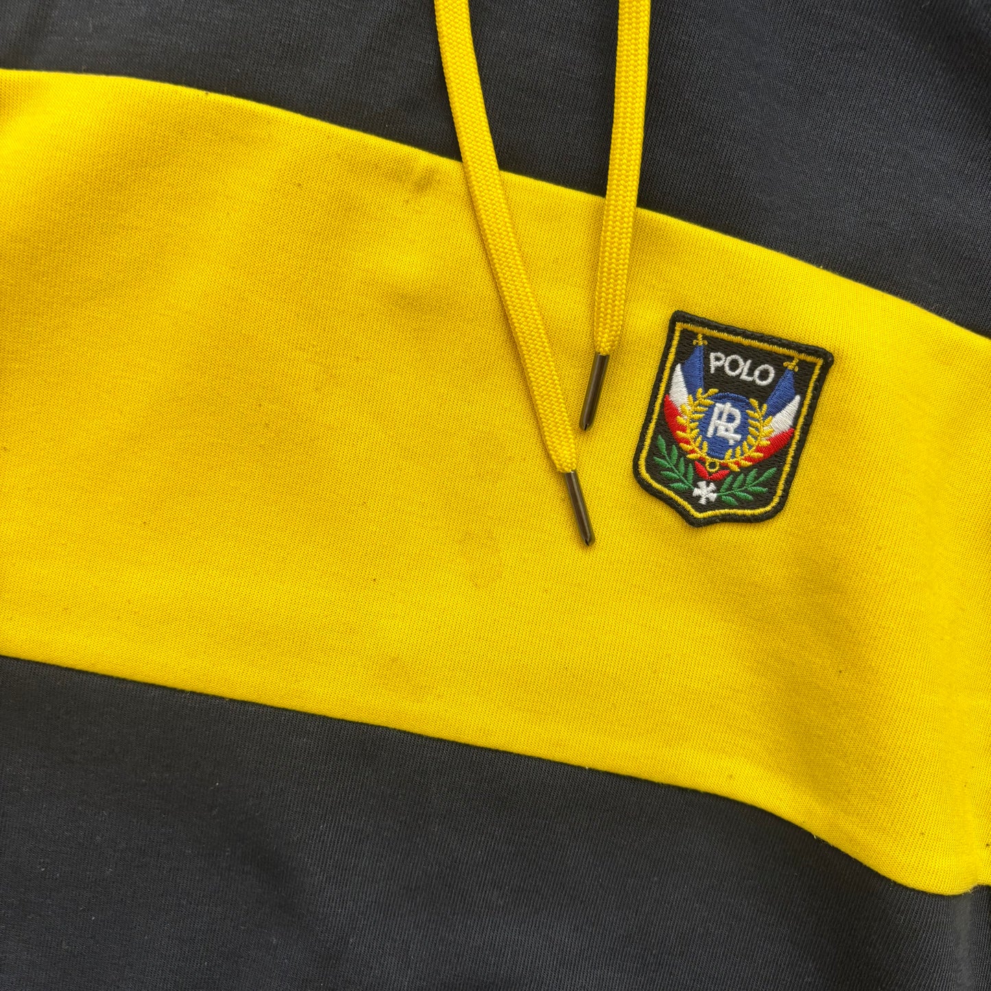 Polo Ralph Lauren Uni Patch Hoodie Colourblock Retro - L
