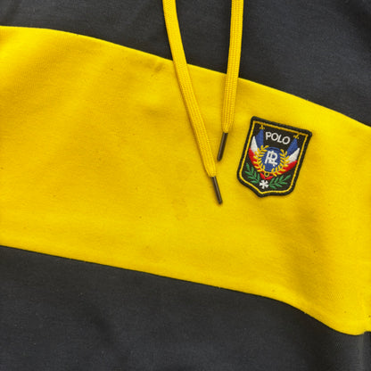 Polo Ralph Lauren Uni Patch Hoodie Colourblock Retro - L