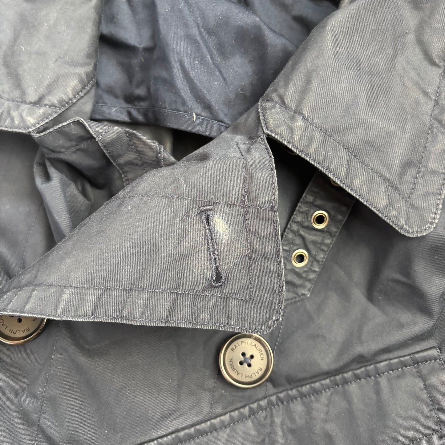 Polo Ralph Lauren Double Breasted Rain Coat Trench - L