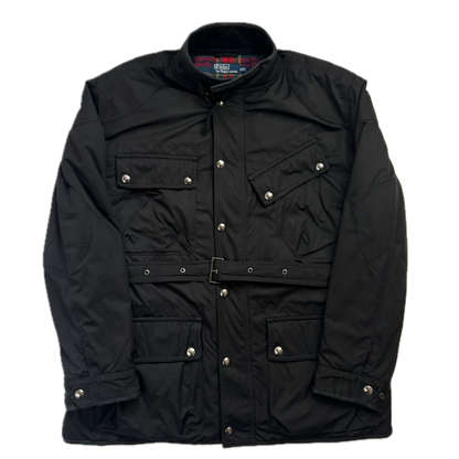 Polo Ralph Lauren Belted Black Utility Jacket - XXL