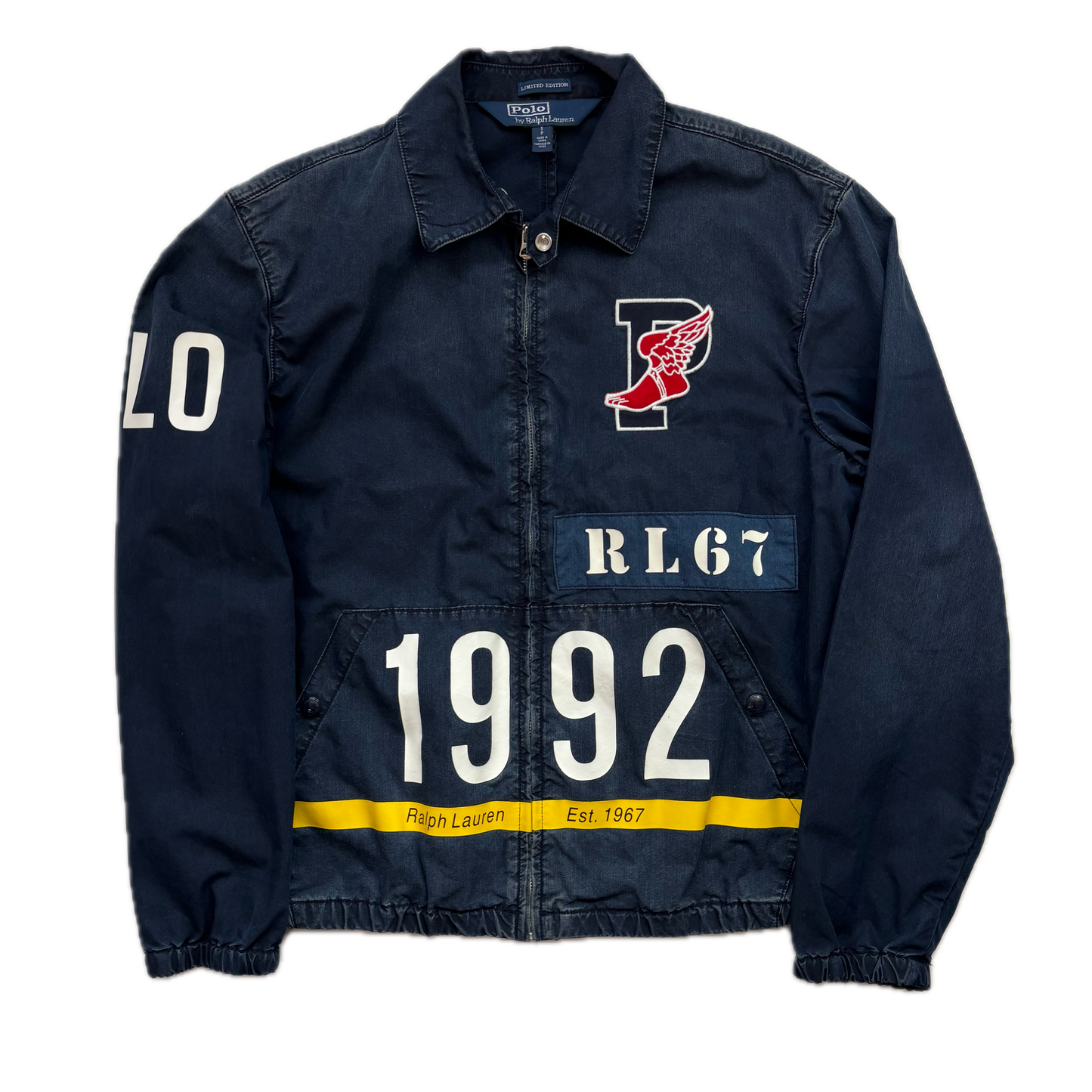 Polo Ralph Lauren Retro Indigo Stadium 1992 Jacket - S