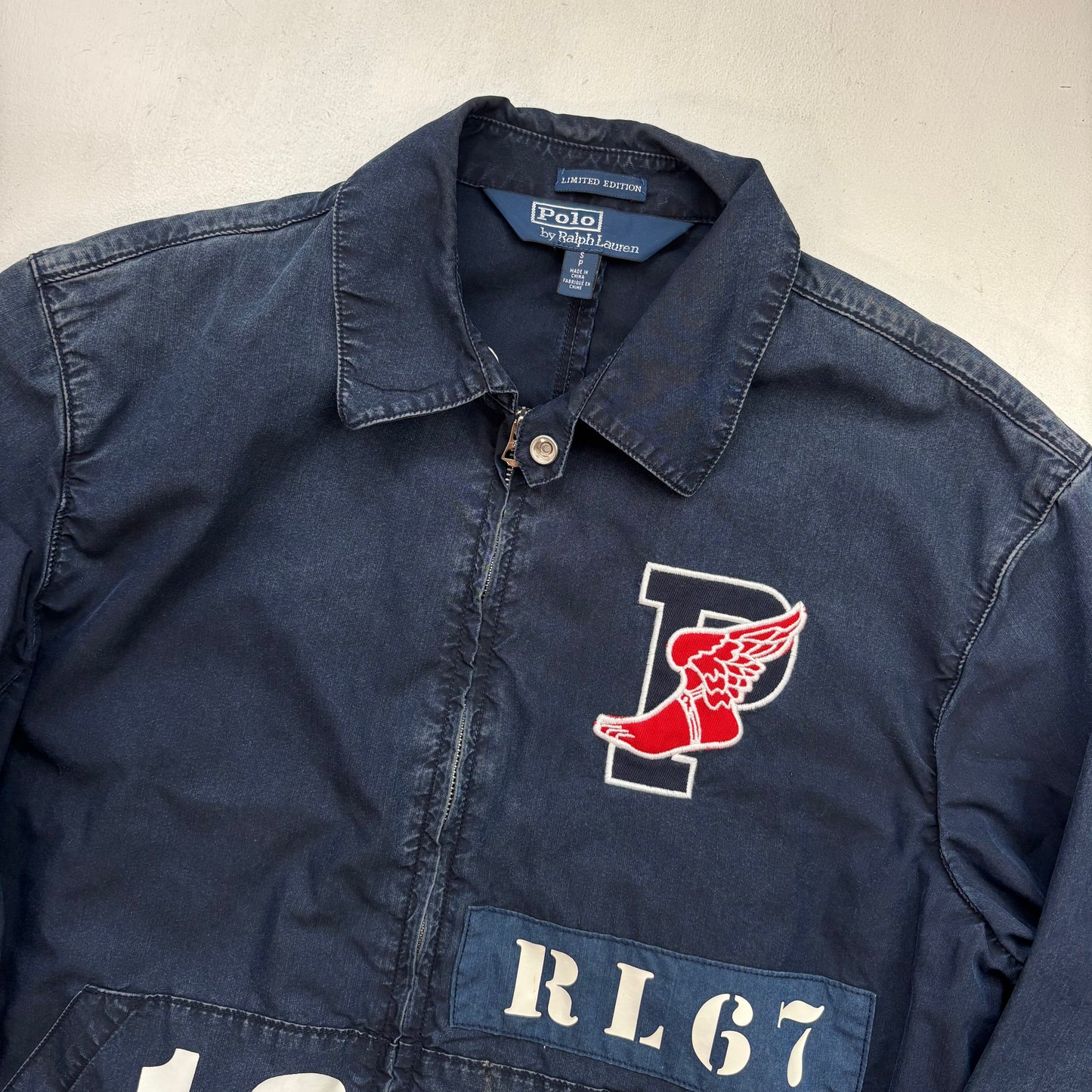 Polo Ralph Lauren Retro Indigo Stadium 1992 Jacket - S