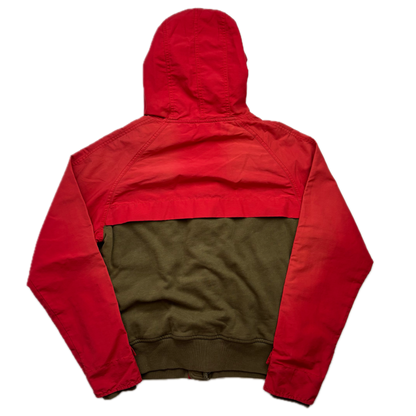 Polo Ralph Lauren Red Brown Mountain Parka Jacket Hooded - S