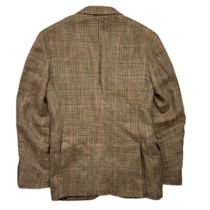 Polo Ralph Lauren Houndstooth Tweed Blazer Sports Coat (Silk Blend) - 38R