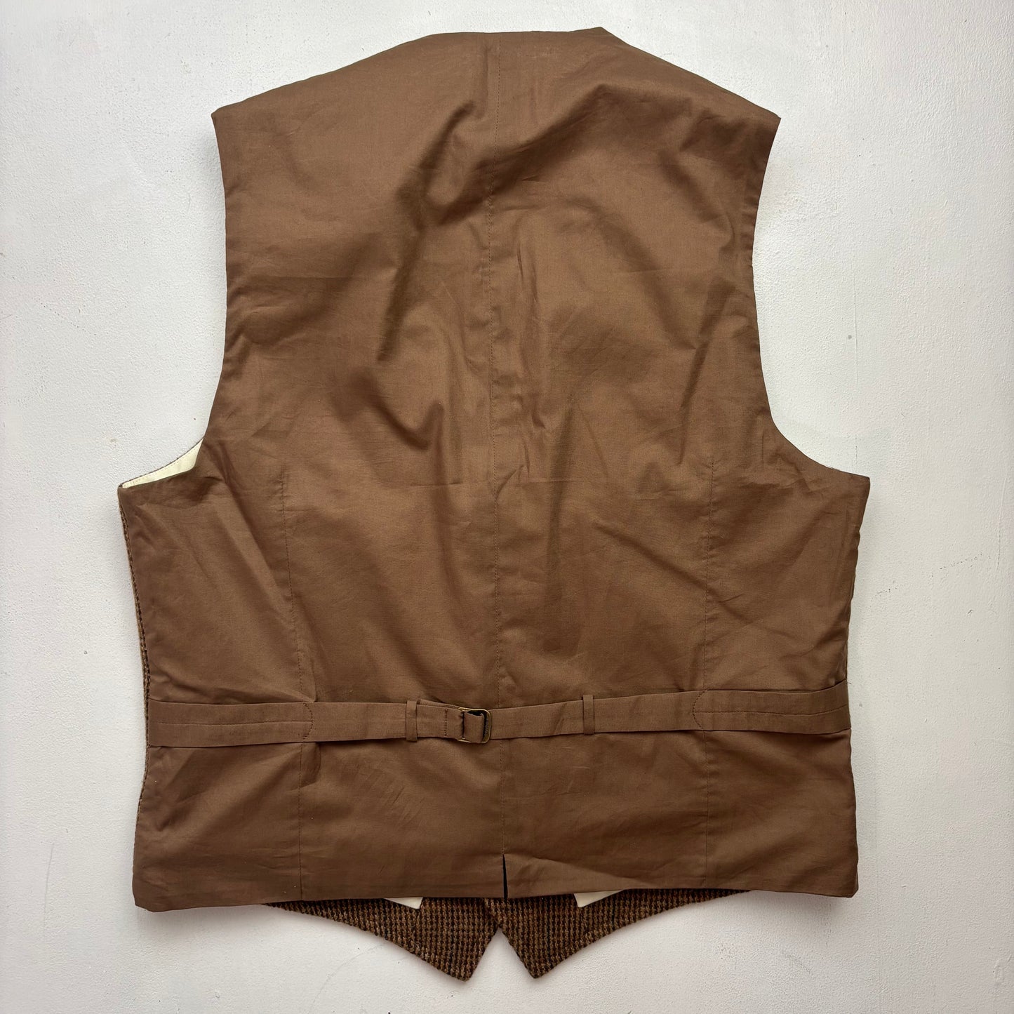Polo Ralph Lauren Brown Tweed Waistcoat (Wool) - 40R