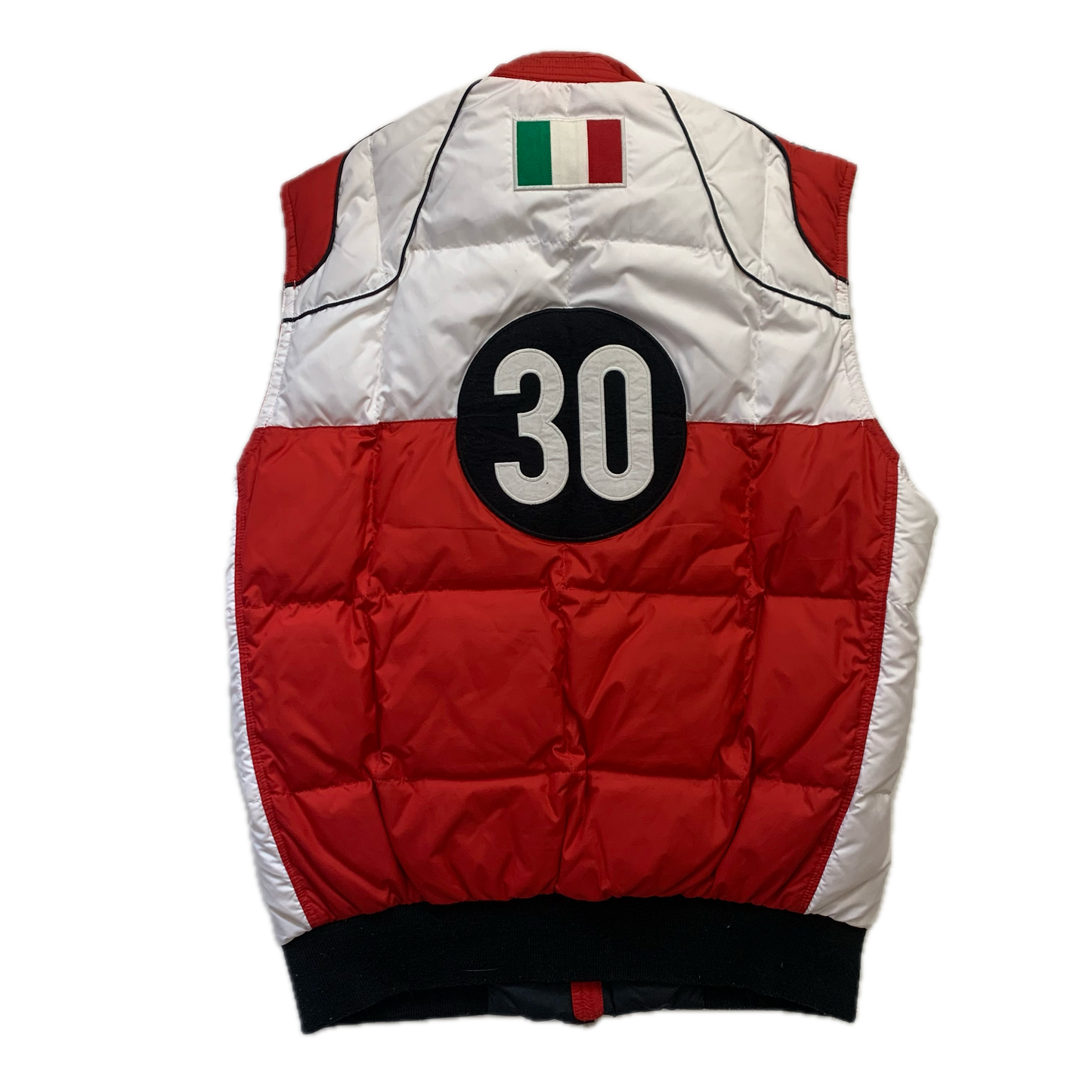 Red White Racing Italy 2011 Italy Down Vest Gilet Puffer - S