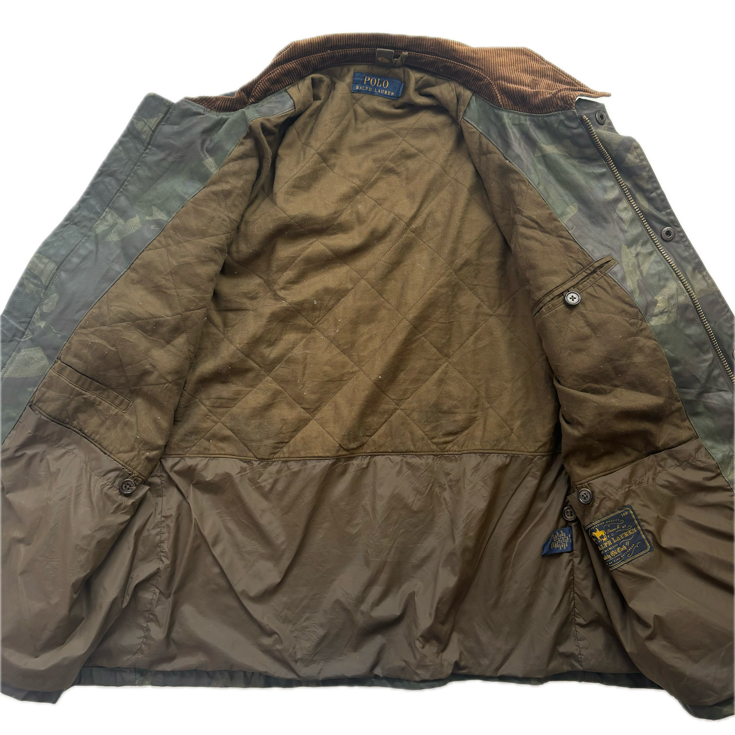 Oil Cloth Waxed Camo Jacket Hunting Shooting - XL