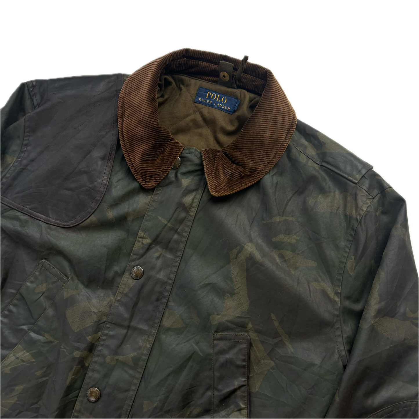 Oil Cloth Waxed Camo Jacket Hunting Shooting - XL