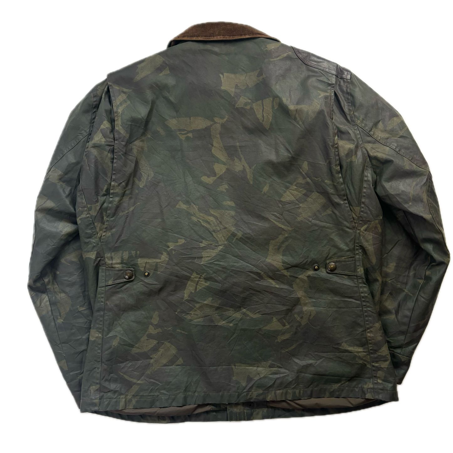 Oil Cloth Waxed Camo Jacket Hunting Shooting - XL