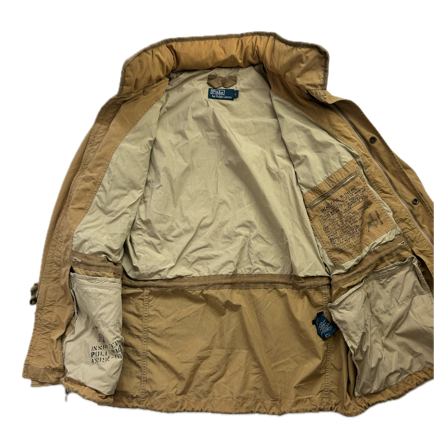 Polo Ralph Lauren Tan Utility Jacket - L