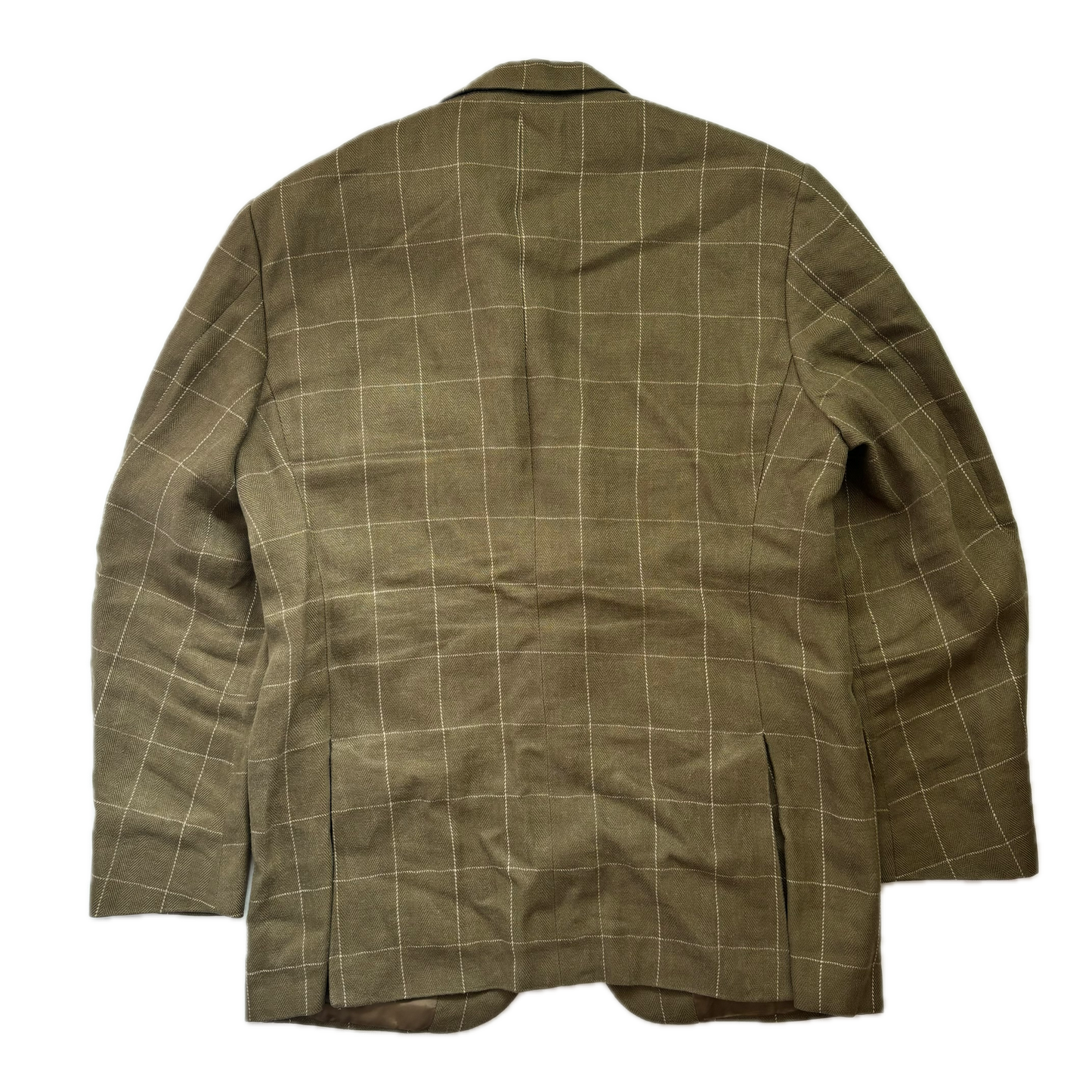 Green Windowpane Blazer Sports Coat - 42R