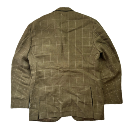 Green Windowpane Blazer Sports Coat - 42R
