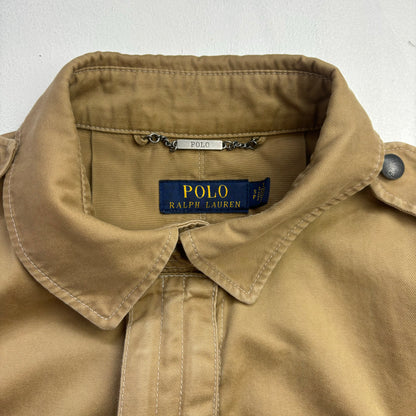 Belted Beige Safari Jacket -  S