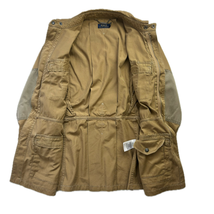 Belted Beige Safari Jacket -  S