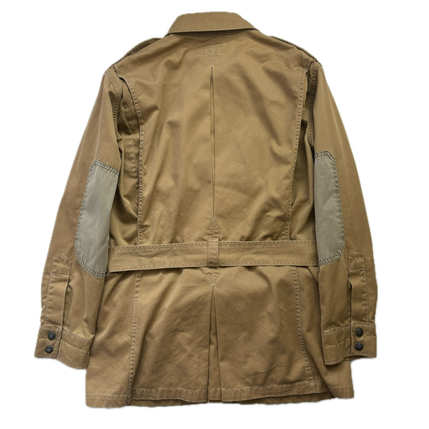 Belted Beige Safari Jacket -  S
