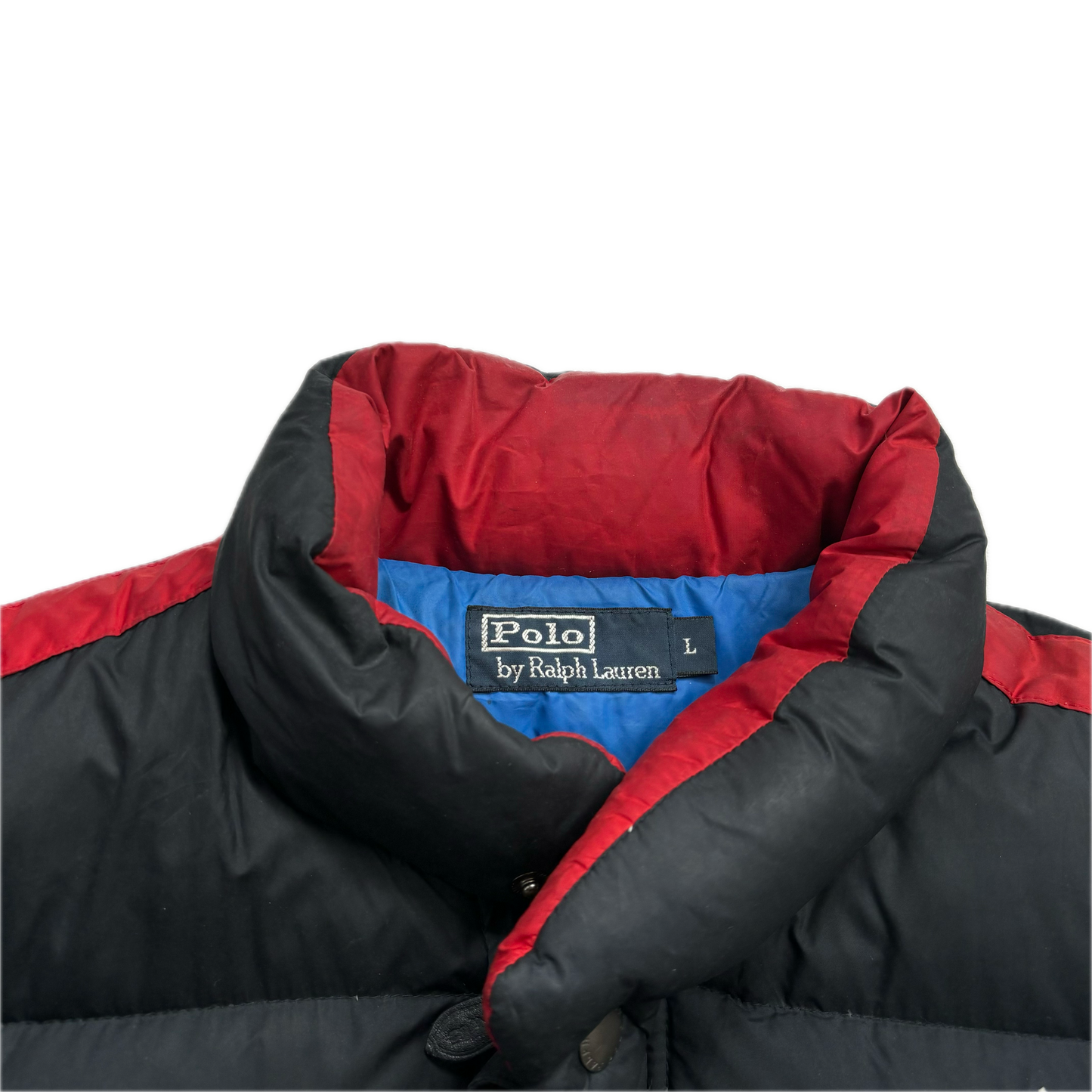Black USA Winter Event Puffer Jacket Down Coat Lake Placid - L
