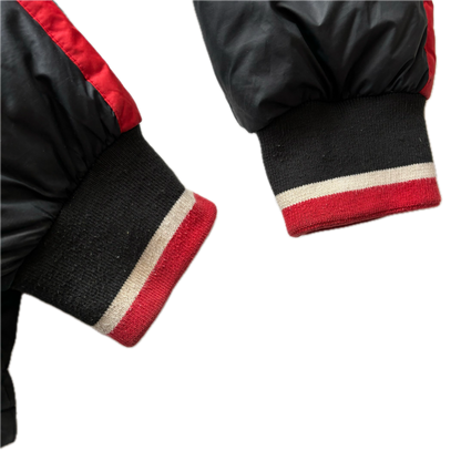 Black USA Winter Event Puffer Jacket Down Coat Lake Placid - L