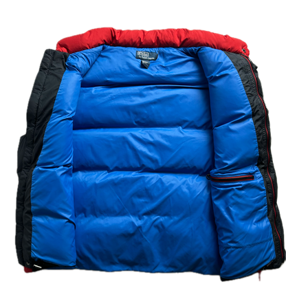 Black USA Winter Event Puffer Gilet Down Vest - XXL