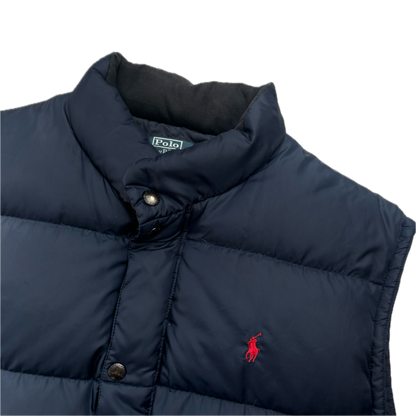 Polo Ralph Lauren Navy Down Vest Gilet - XXL